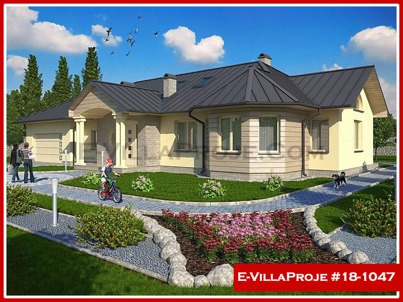 Ev Villa Proje #18 - 1047 Çelik Villa Projesi 3D Mimari Tasarımı