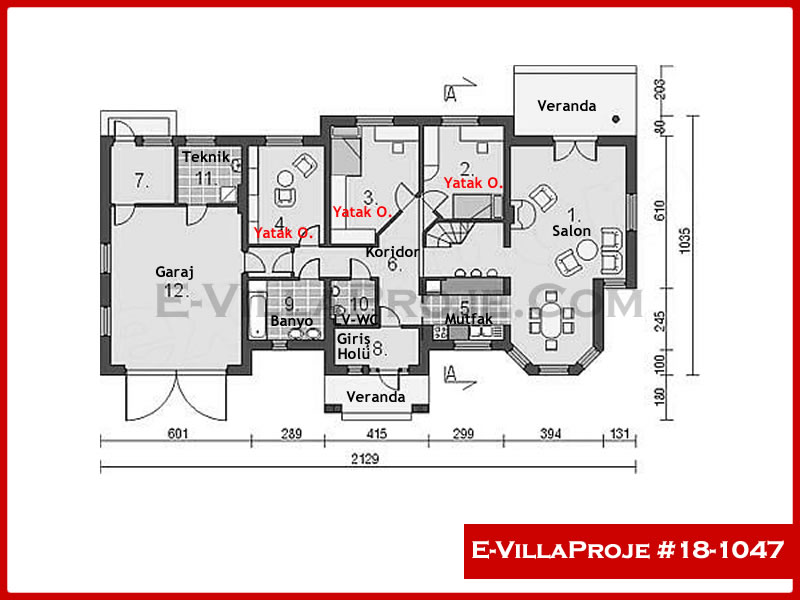 Ev Villa Proje #18 - 1047 Çelik Ev Projesi - Görsel 2