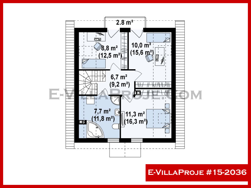 Ev Villa Proje #15 - 2036 Çelik Ev Projesi - Görsel 3