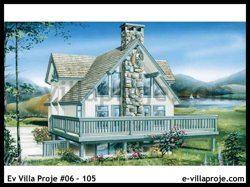 Ev Villa Proje #06 - 105 Çelik Villa Modeli ve 3D Tasarımı