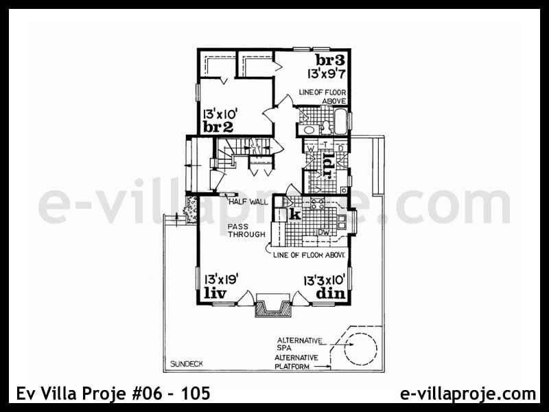 Ev Villa Proje #06 - 105 Çelik Ev Projesi - Görsel 2