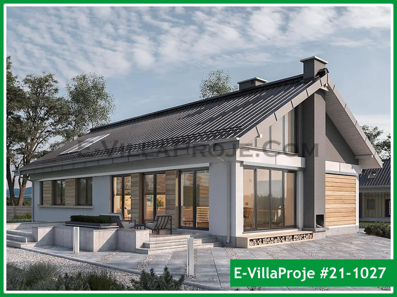 Ev Villa Proje #21 - 1027 Çelik Villa Projesi 3D Mimari Tasarımı