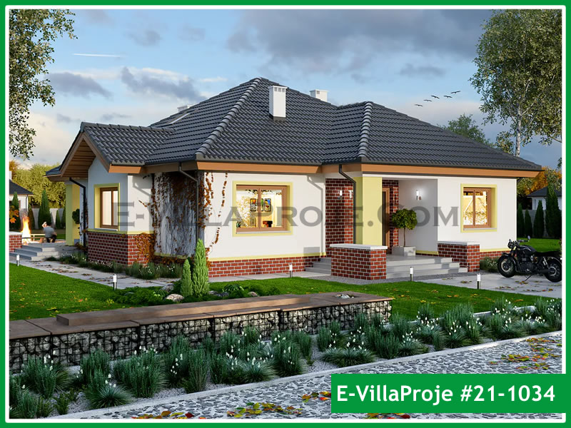 Ev Villa Proje #21 - 1034 Çelik Villa Modeli ve 3D Tasarımı