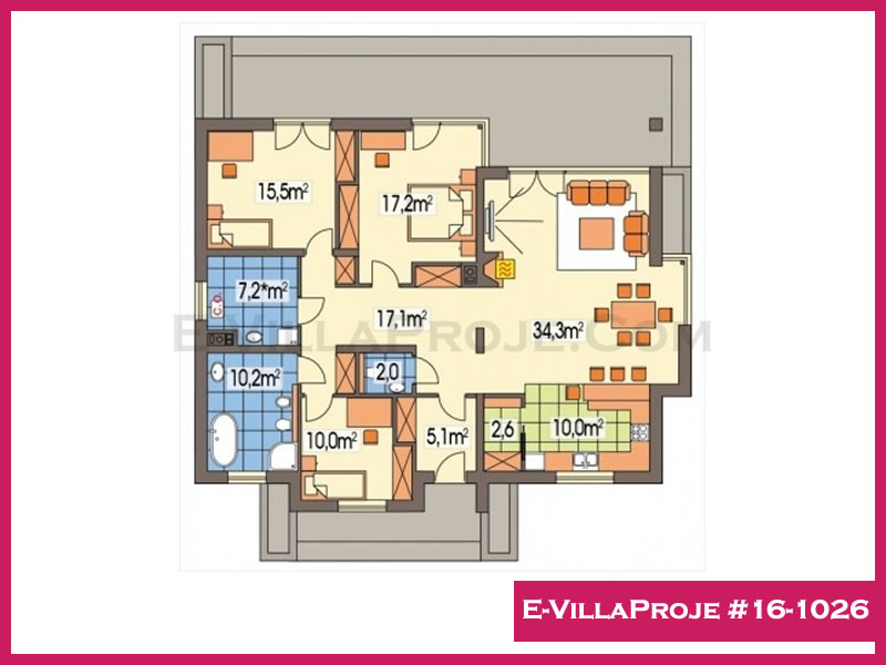 Ev Villa Proje #16 - 1026 Çelik Ev Projesi - Görsel 2