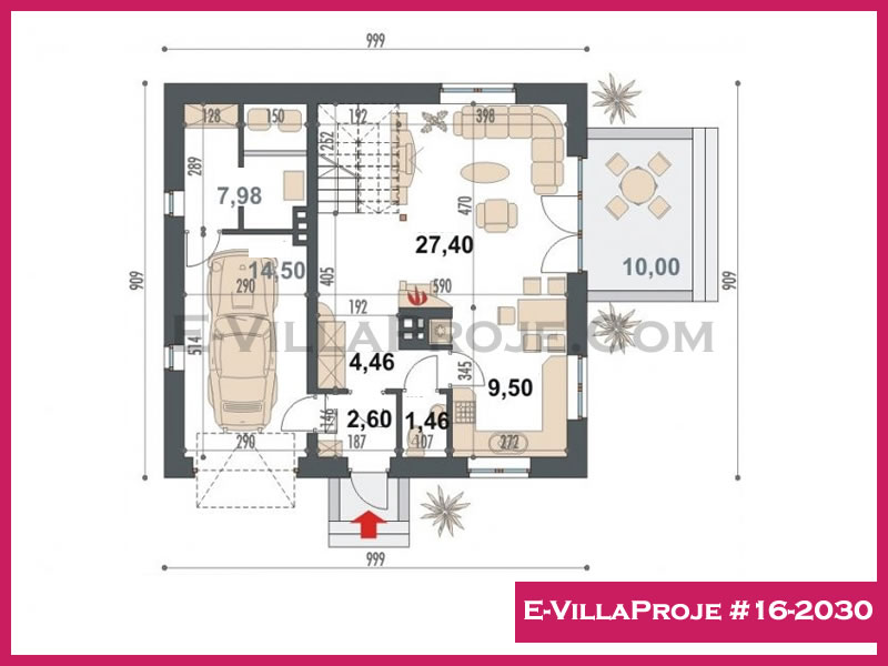 Ev Villa Proje #16 - 2030 Çelik Ev Projesi - Görsel 2