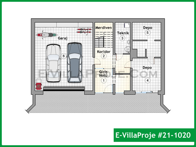 Ev Villa Proje #21 - 1020 Çelik Ev Projesi - Görsel 3