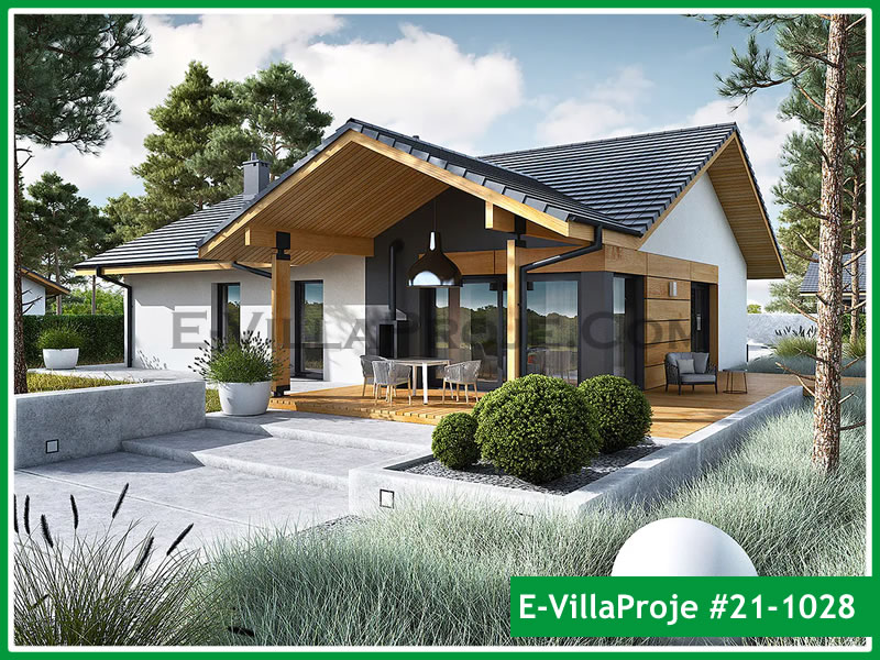 Ev Villa Proje #21 - 1028 Çelik Villa Projesi 3D Mimari Tasarımı