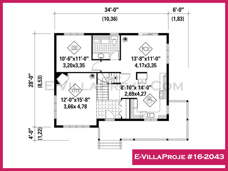 Ev Villa Proje #16 - 2043 Çelik Ev Projesi - Görsel 2