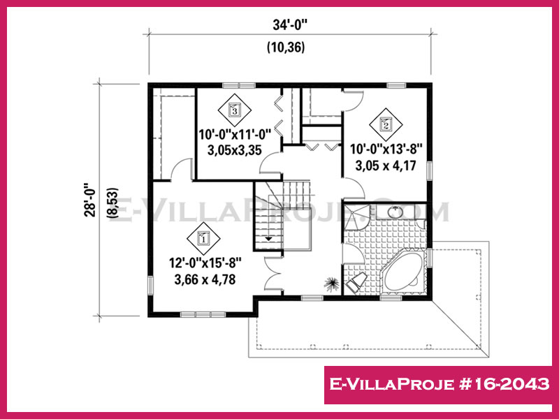 Ev Villa Proje #16 - 2043 Çelik Ev Projesi - Görsel 3