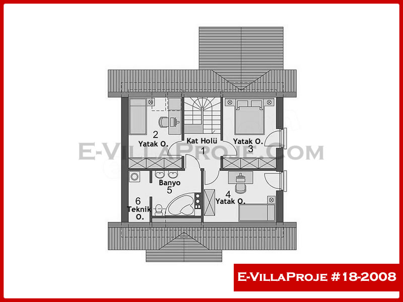Ev Villa Proje #18 - 2008 Çelik Ev Projesi - Görsel 3