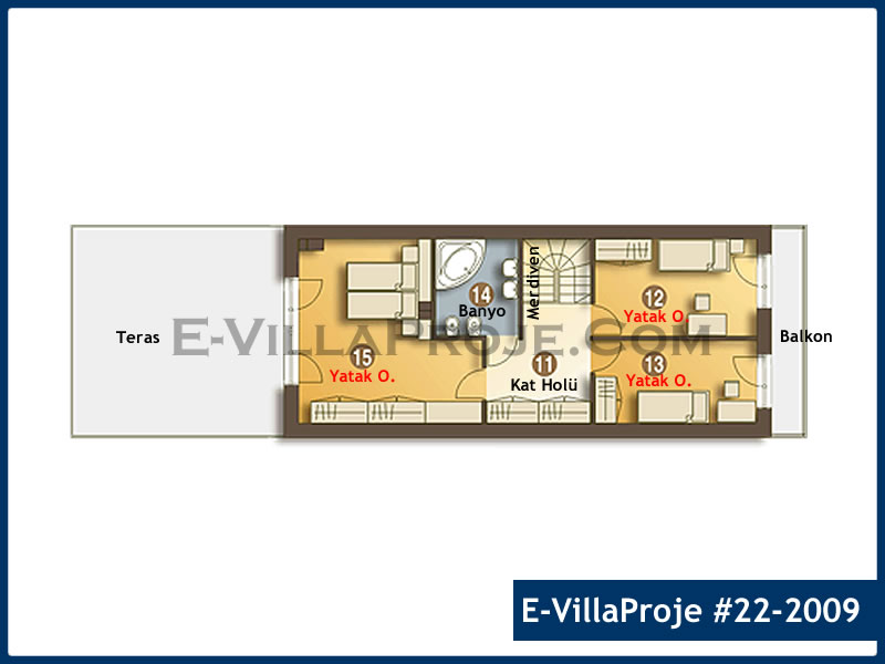 Ev Villa Proje #22 - 2009 Çelik Ev Projesi - Görsel 3