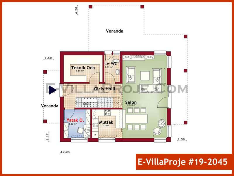Ev Villa Proje #19 - 2045 Çelik Ev Projesi - Görsel 2