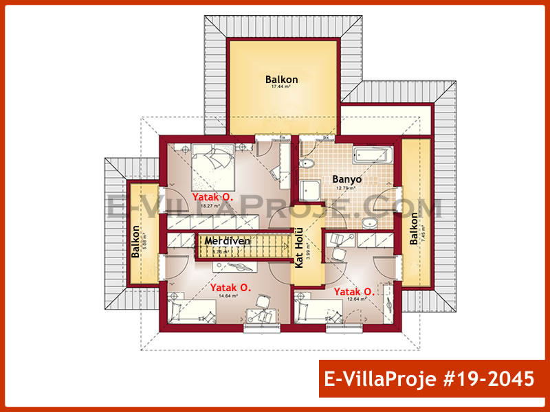 Ev Villa Proje #19 - 2045 Çelik Ev Projesi - Görsel 3