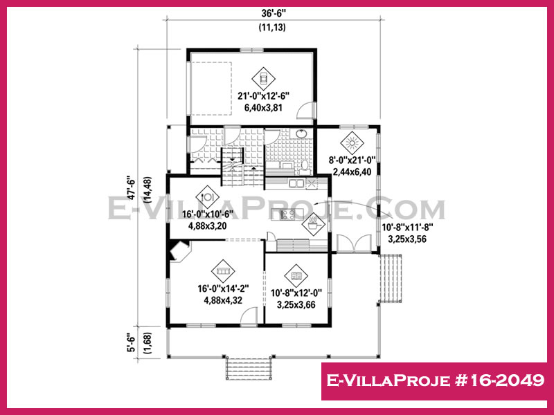 Ev Villa Proje #16 - 2049 Çelik Ev Projesi - Görsel 2