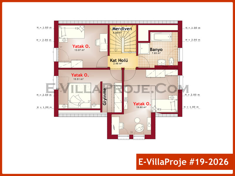 Ev Villa Proje #19 - 2026 Çelik Ev Projesi - Görsel 3
