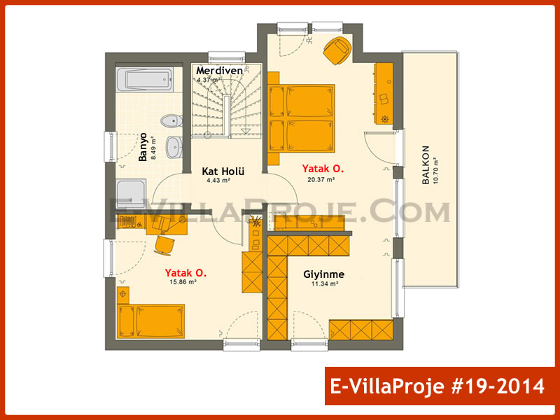 Ev Villa Proje #19 - 2014 Çelik Ev Projesi - Görsel 3