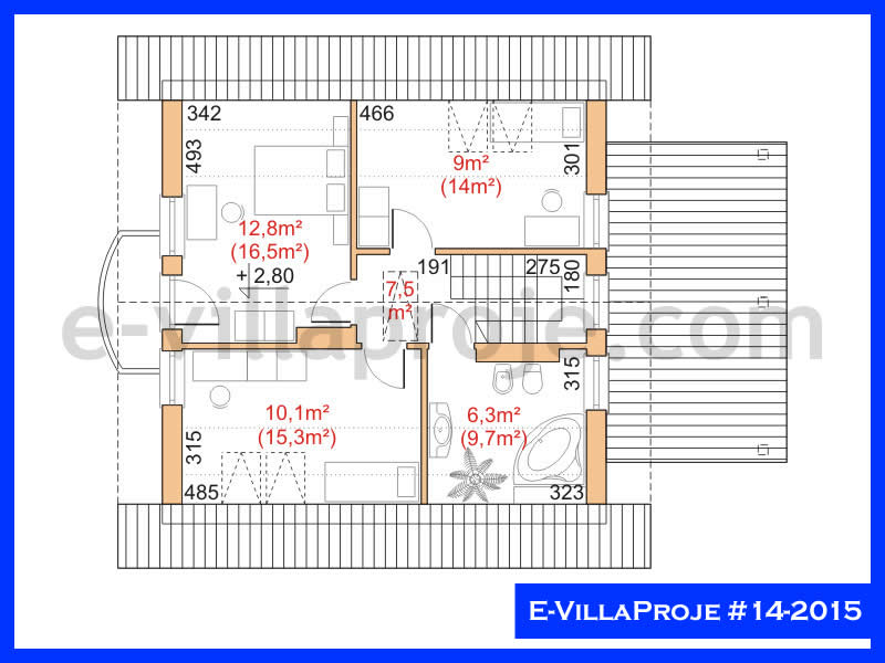 Ev Villa Proje #14 - 2015 Çelik Ev Projesi - Görsel 3