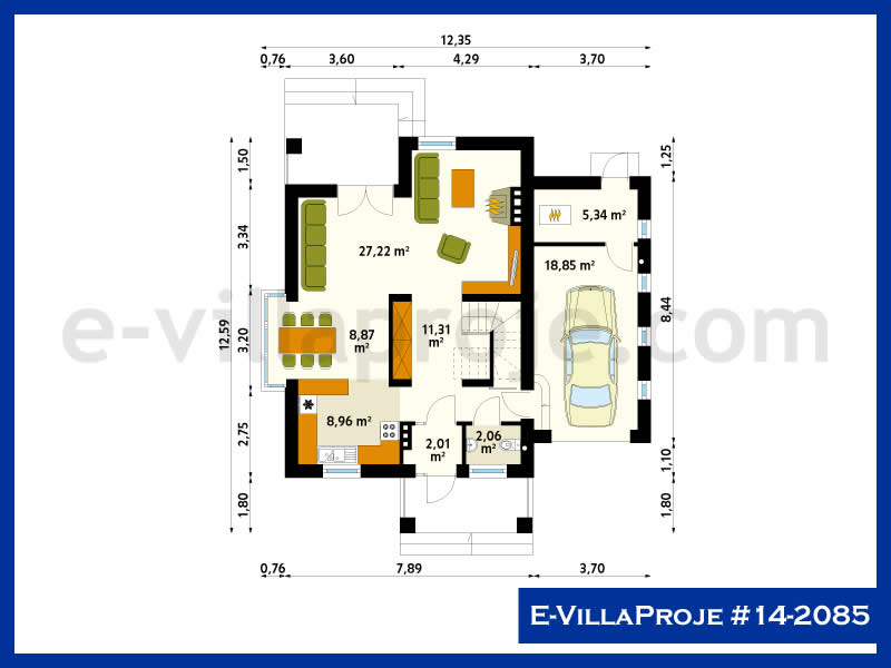 Ev Villa Proje #14 - 2085 Çelik Ev Projesi - Görsel 2