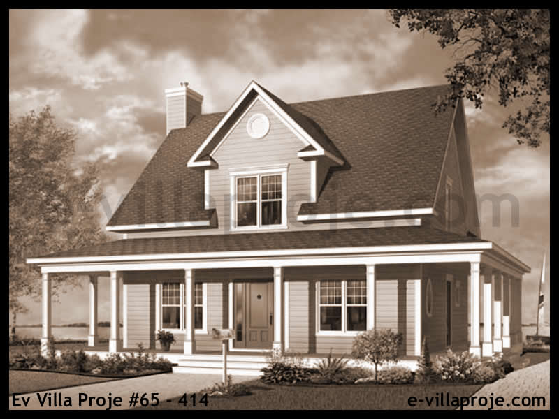 Ev Villa Proje #65 - 414 Çelik Ev Projesi - Görsel 4