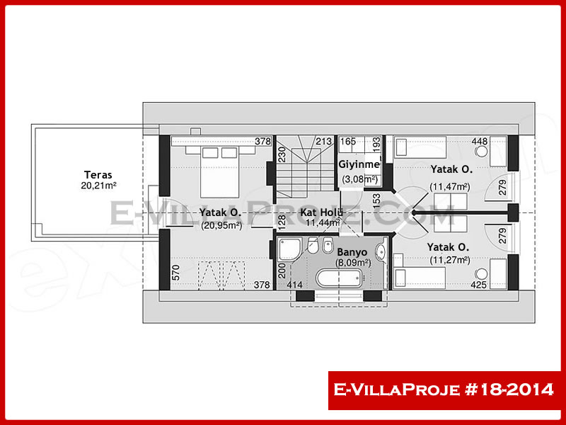 Ev Villa Proje #18 - 2014 Çelik Ev Projesi - Görsel 3