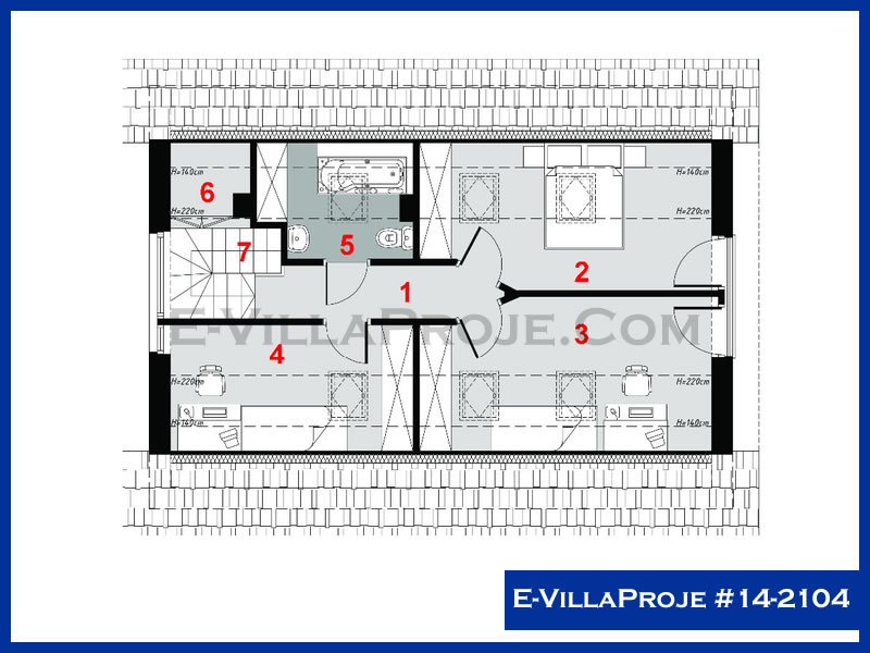 Ev Villa Proje #14 - 2104 Çelik Ev Projesi - Görsel 3