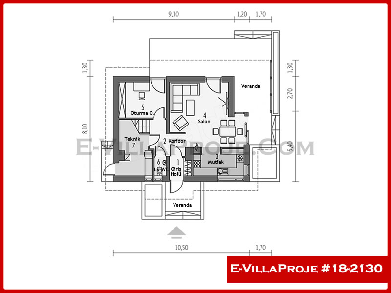 Ev Villa Proje #18 - 2130 Çelik Ev Projesi - Görsel 2