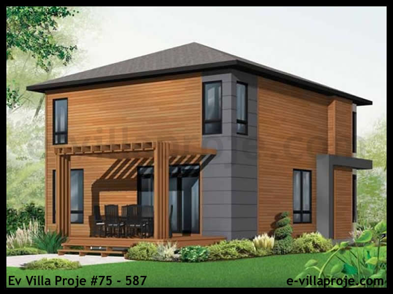 Ev Villa Proje #75 - 587 Çelik Ev Projesi - Görsel 4
