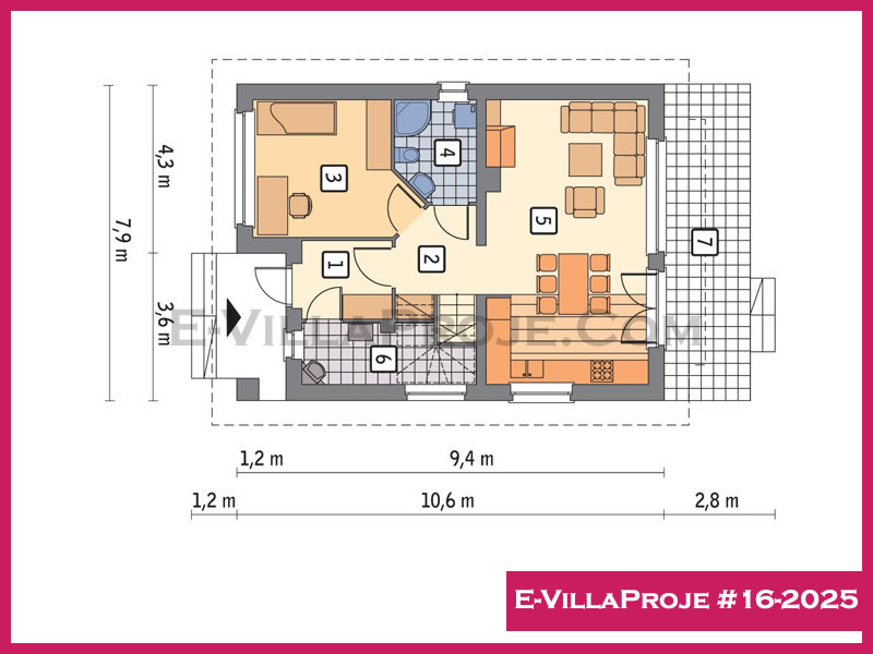 Ev Villa Proje #16 - 2025 Çelik Ev Projesi - Görsel 2