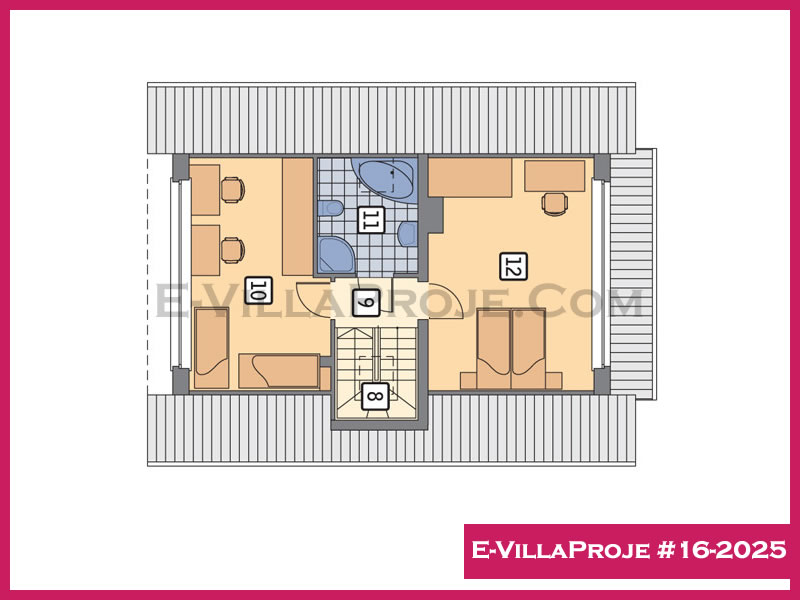 Ev Villa Proje #16 - 2025 Çelik Ev Projesi - Görsel 3