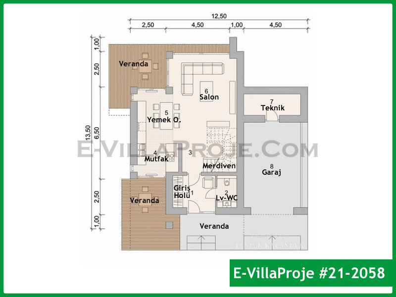 Ev Villa Proje #21 - 2058 Çelik Ev Projesi - Görsel 2