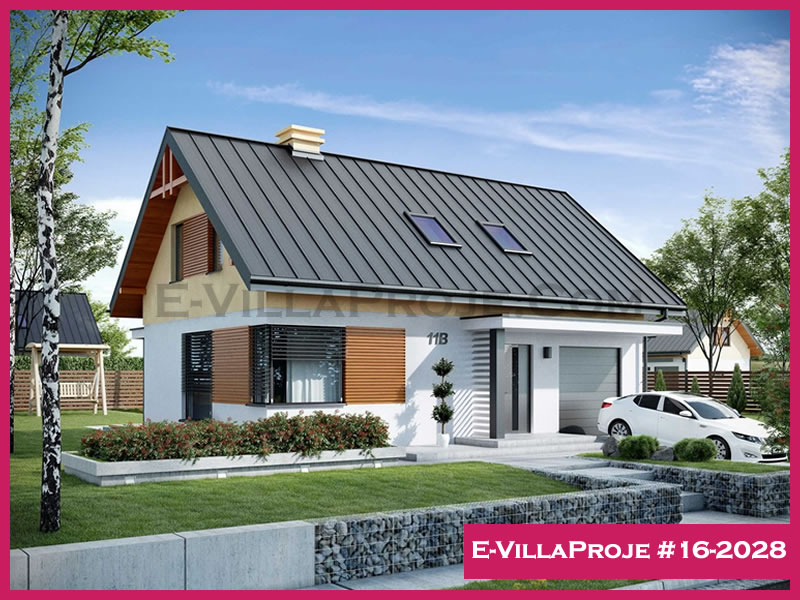 Ev Villa Proje #16 - 2028 Çelik Villa Projesi 3D Mimari Tasarımı