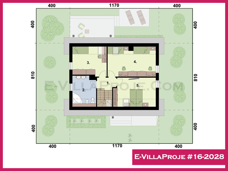 Ev Villa Proje #16 - 2028 Çelik Ev Projesi - Görsel 3