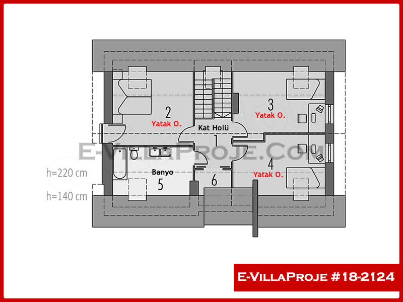 Ev Villa Proje #18 - 2124 Çelik Ev Projesi - Görsel 3