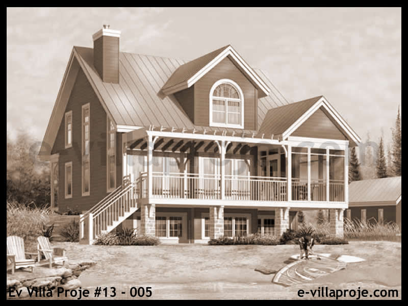 Ev Villa Proje #13 - 005 Çelik Ev Projesi - Görsel 4