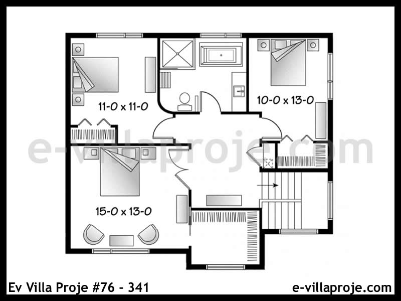 Ev Villa Proje #76 - 341 Çelik Ev Projesi - Görsel 3