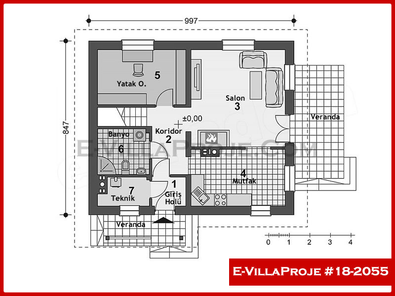 Ev Villa Proje #18 - 2055 Çelik Ev Projesi - Görsel 2