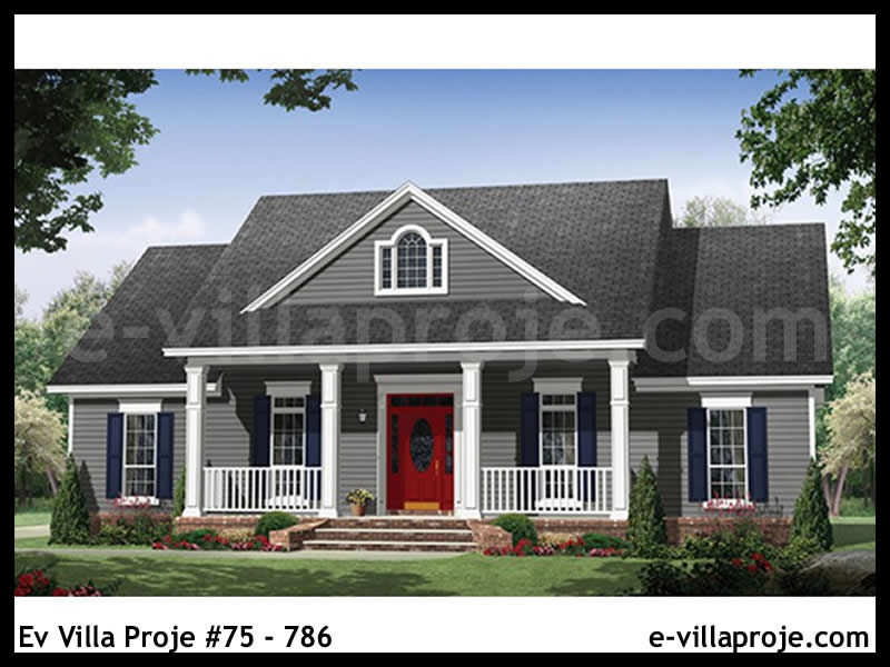 Ev Villa Proje #75 - 786 Çelik Villa Modeli ve 3D Tasarımı