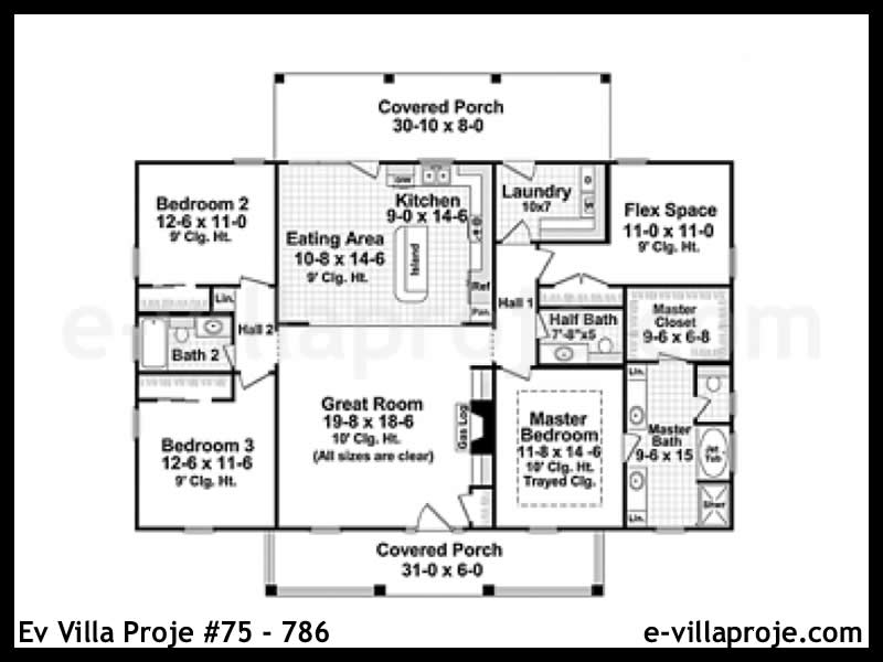 Ev Villa Proje #75 - 786 Çelik Ev Projesi - Görsel 2