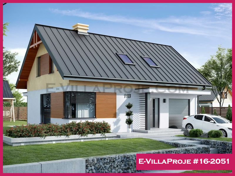 Ev Villa Proje #16 - 2051 Çelik Villa Modeli ve 3D Tasarımı