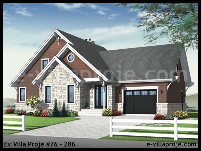 Ev Villa Proje #76 - 286 Çelik Villa Modeli ve 3D Tasarımı