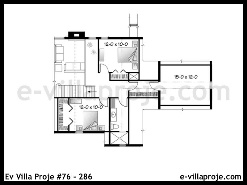 Ev Villa Proje #76 - 286 Çelik Ev Projesi - Görsel 3