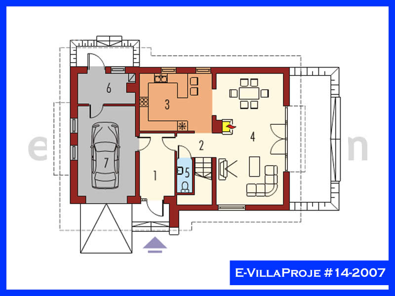 Ev Villa Proje #14 - 2007 Çelik Ev Projesi - Görsel 2
