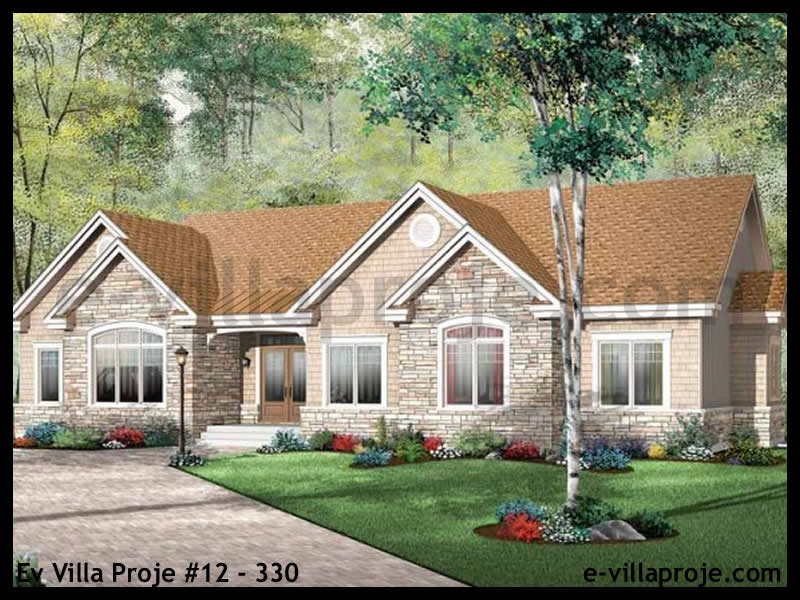 Ev Villa Proje #12 - 330 Çelik Villa Modeli ve 3D Tasarımı