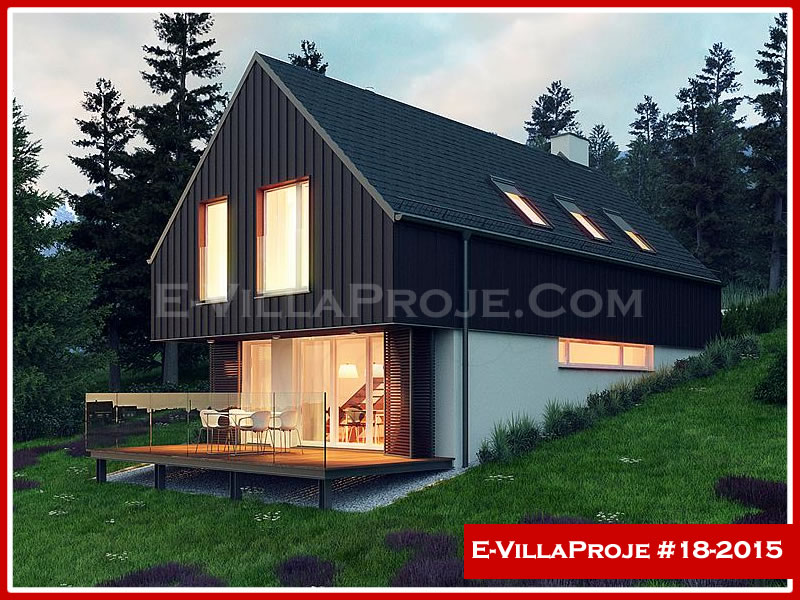 Ev Villa Proje #18 - 2015 Çelik Villa Modeli ve 3D Tasarımı