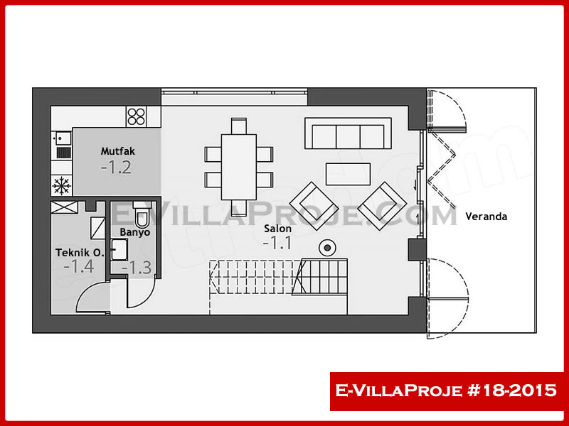 Ev Villa Proje #18 - 2015 Çelik Ev Projesi - Görsel 5