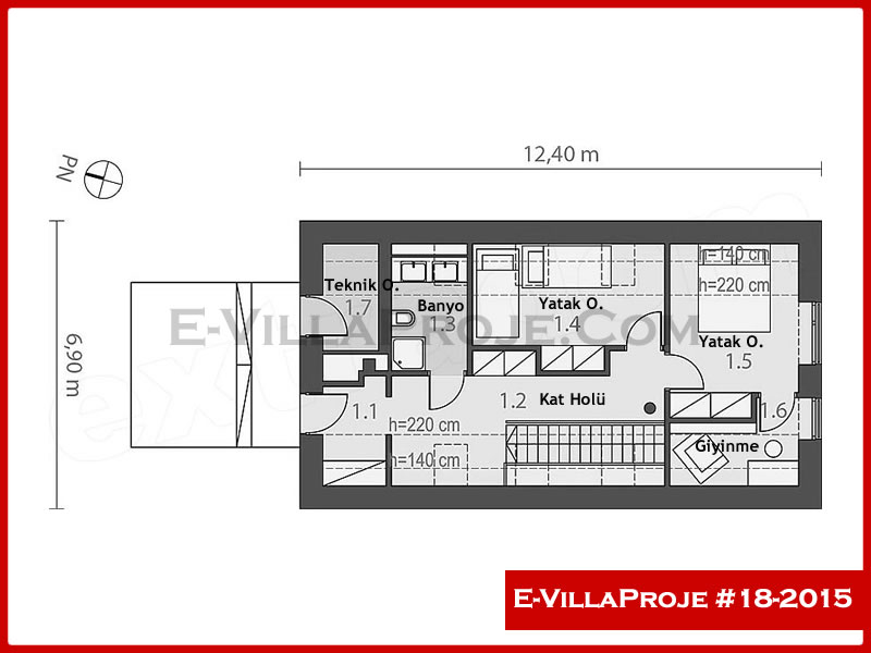Ev Villa Proje #18 - 2015 Çelik Ev Projesi - Görsel 2