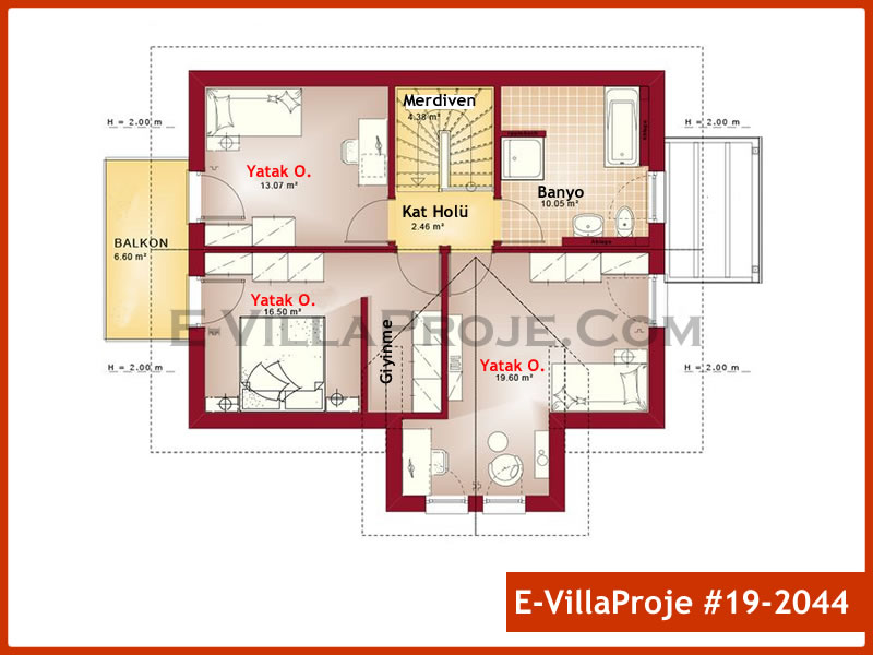 Ev Villa Proje #19 - 2044 Çelik Ev Projesi - Görsel 3