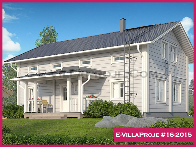 Ev Villa Proje #16 - 2015 Çelik Villa Projesi 3D Mimari Tasarımı