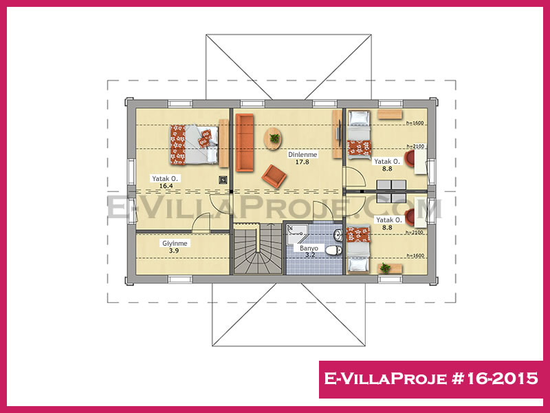 Ev Villa Proje #16 - 2015 Çelik Ev Projesi - Görsel 3