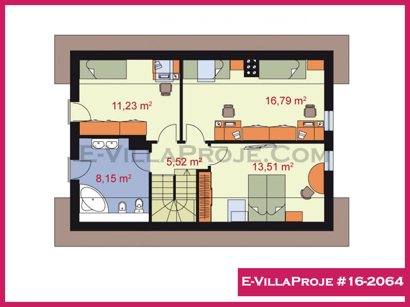 Ev Villa Proje #16 - 2064 Çelik Ev Projesi - Görsel 3